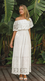 Orion Maxi Dress - White