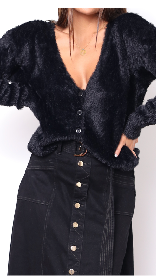 Fawn Cardigan-Onyx