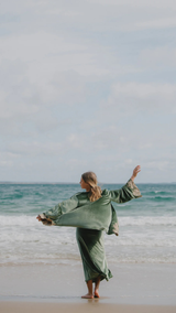 Hendrix Kimono Jacket - Moss