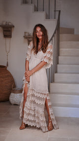 Bungalow Lace Maxi - Sand