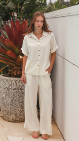 Cora Pants - White