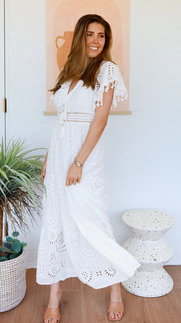 Nerina Maxi - White
