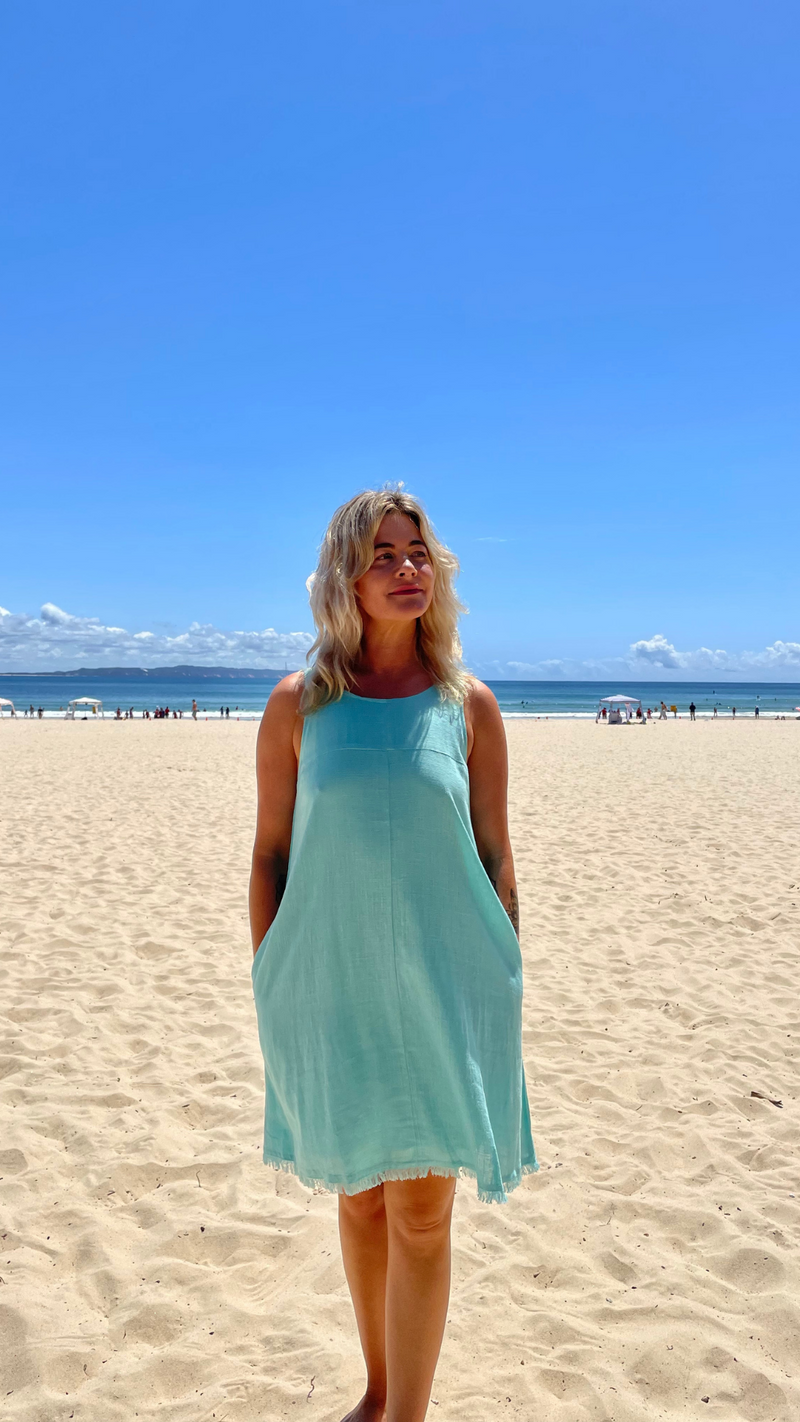 Freya Dress Aqua JOJONoosa