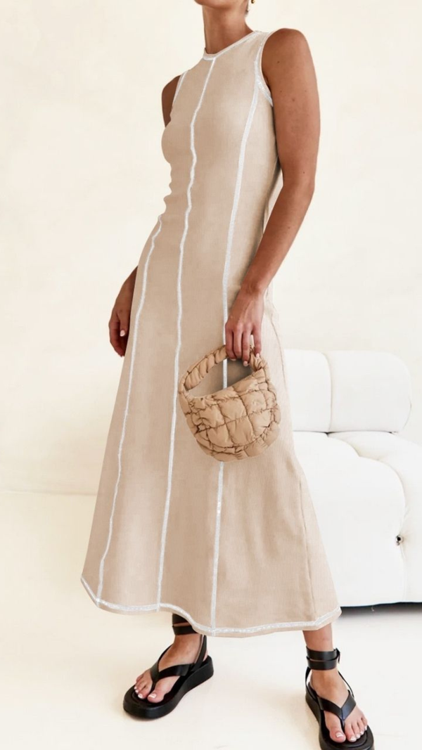 Gracie Dress - Sand