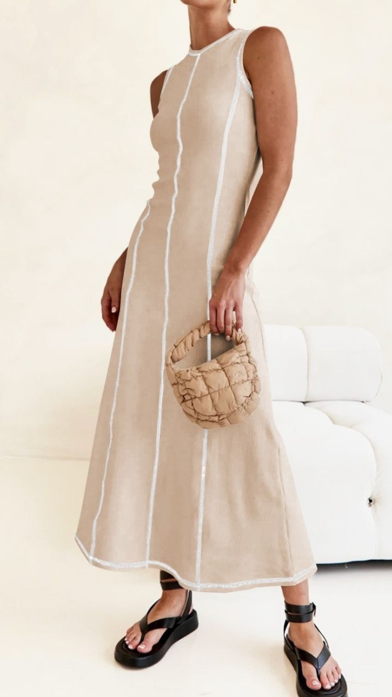 Gracie Dress - Sand