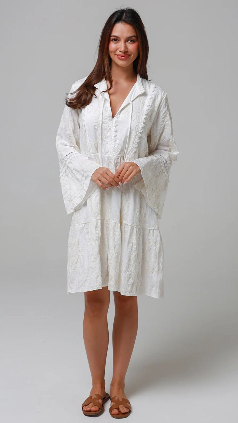 Liora Embroidered  Dress