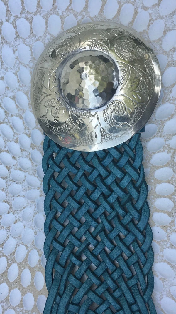 Moroccan Belt Thin-Teal