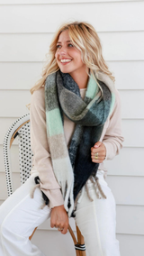 Skye Scarf-Teal