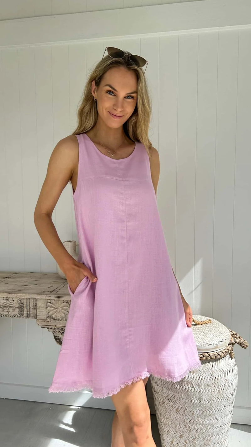 Freya Dress- Mauve