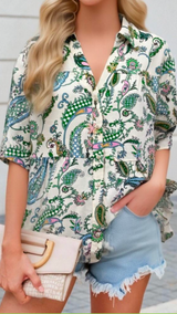 Thea Shirt - Paisley