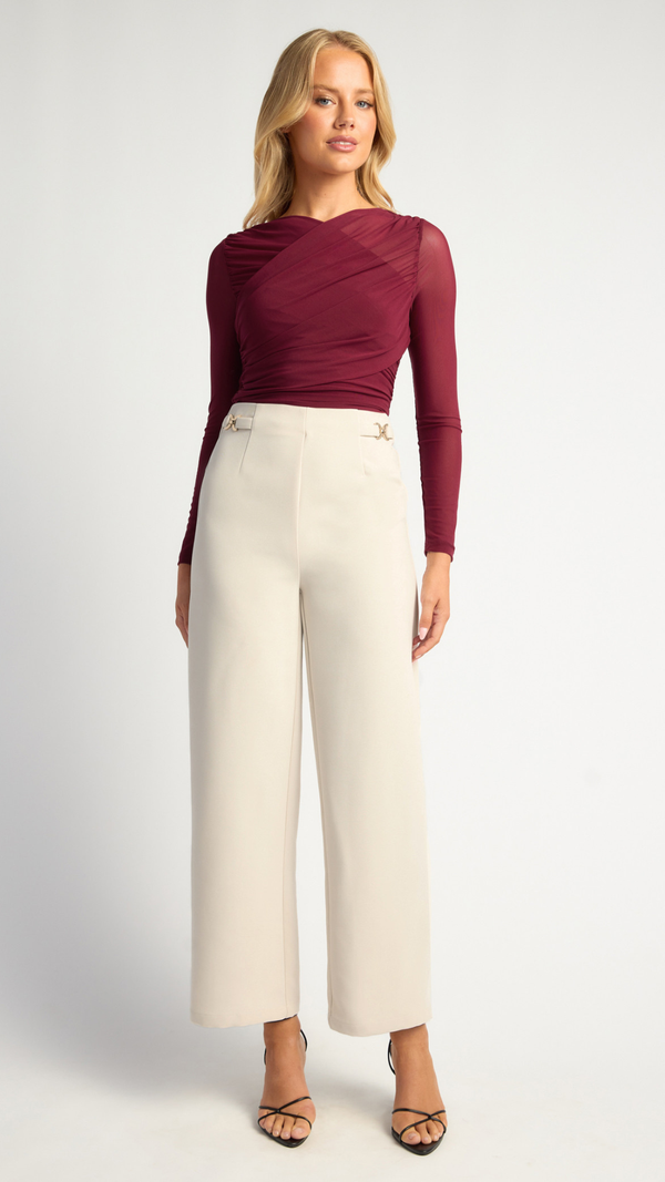 Sofia Pants - Bone