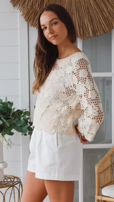 Petra Crochet Top