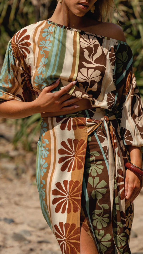 Cacao Mist - Zia Skirt
