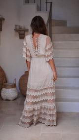 Bungalow Lace Maxi - Sand