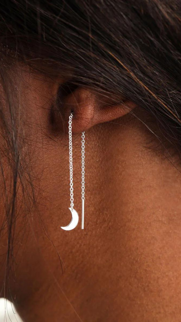 Moon Threader Earrings