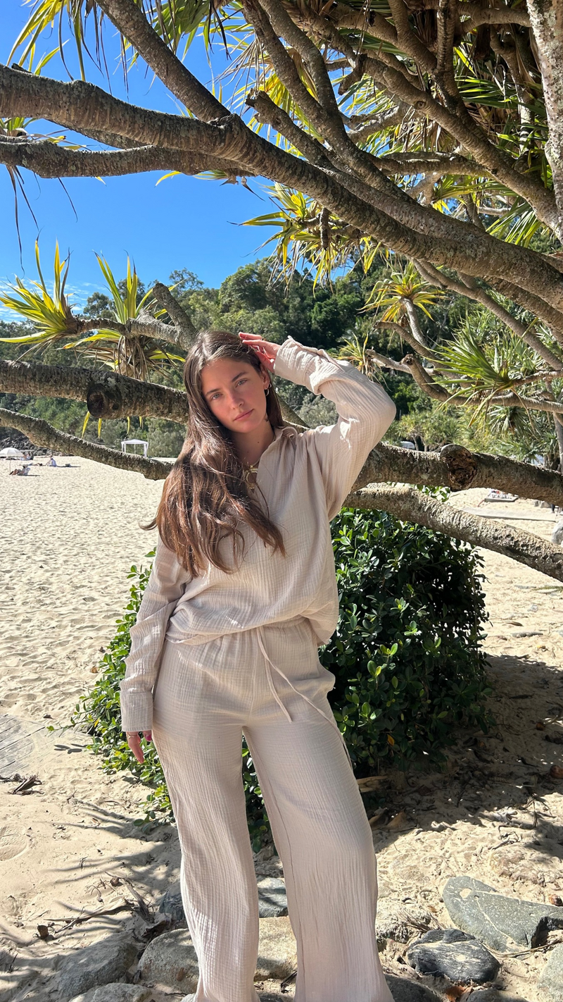 Sloane Shirt - Sand