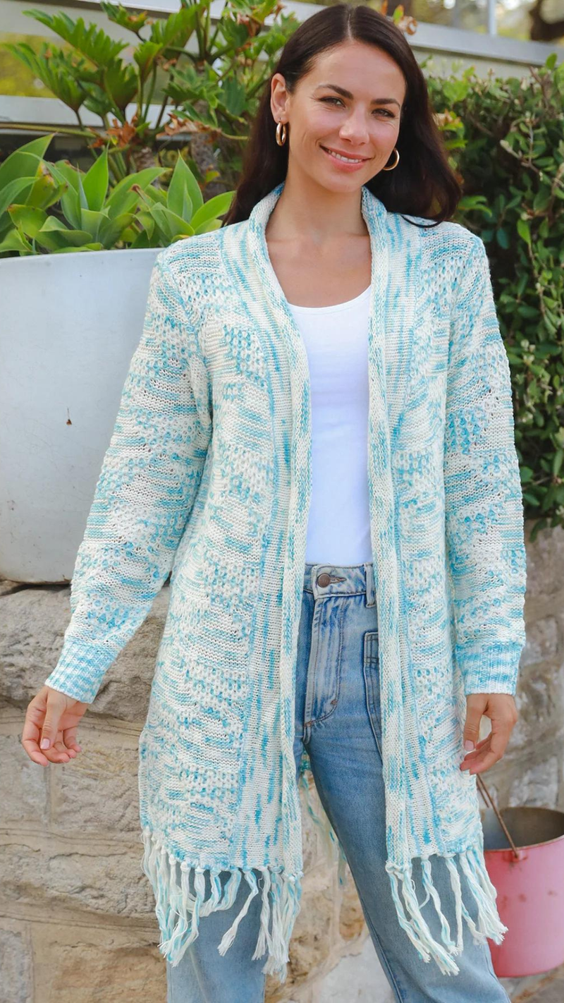 Marianne Cardigan-Aqua