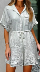 Alice Playsuit  - White