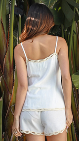 Dove Camisole-White