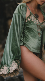 Hendrix Kimono Jacket - Moss