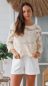 Petra Crochet Top