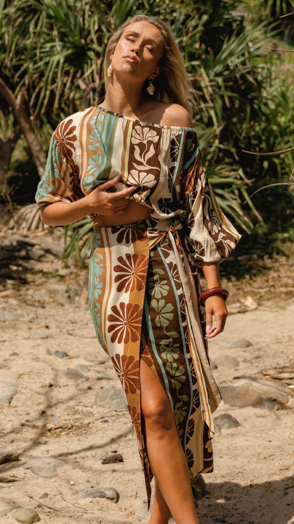 Cacao Mist - Zia Skirt