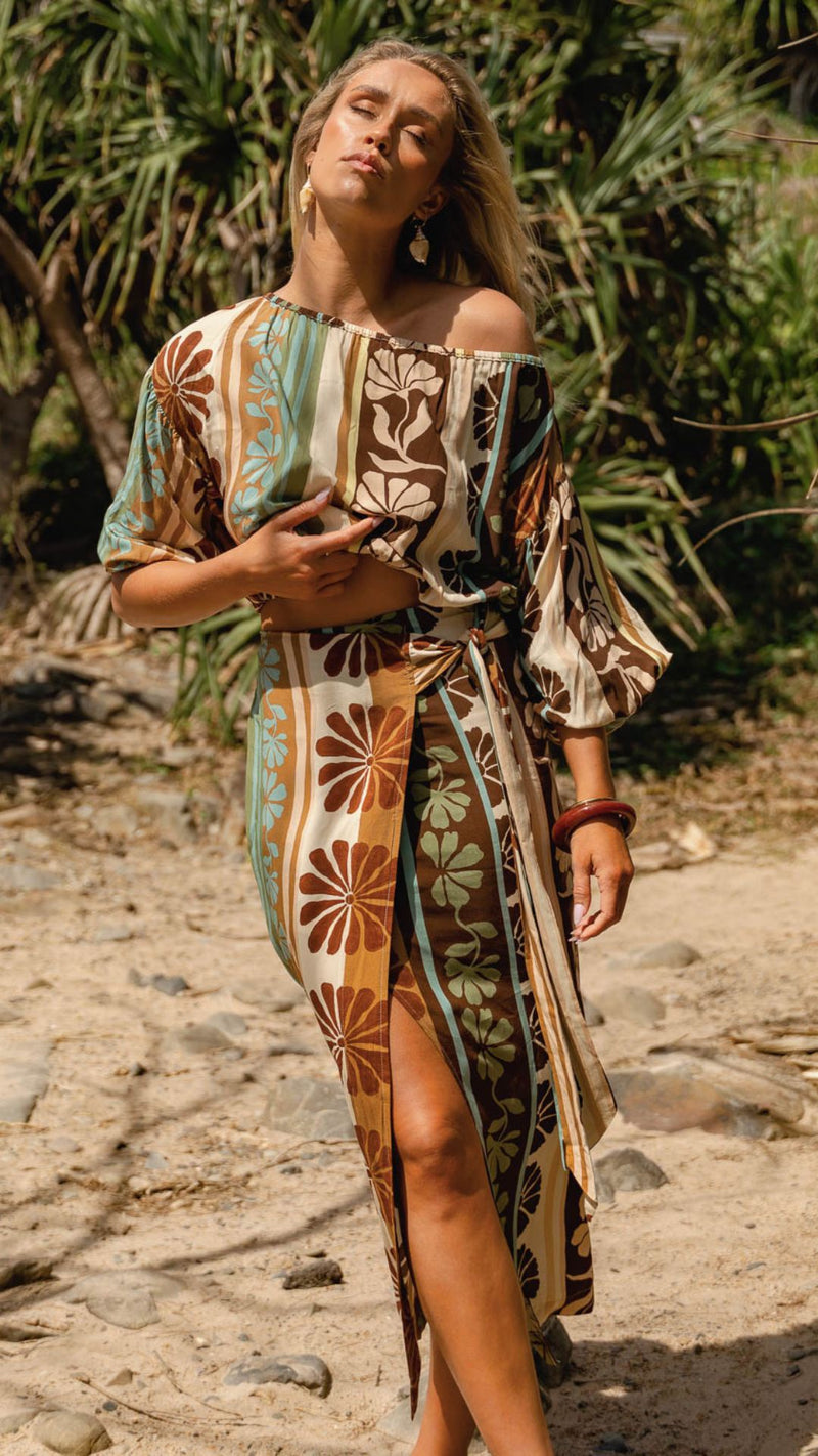 Cacao Mist - Zia Skirt