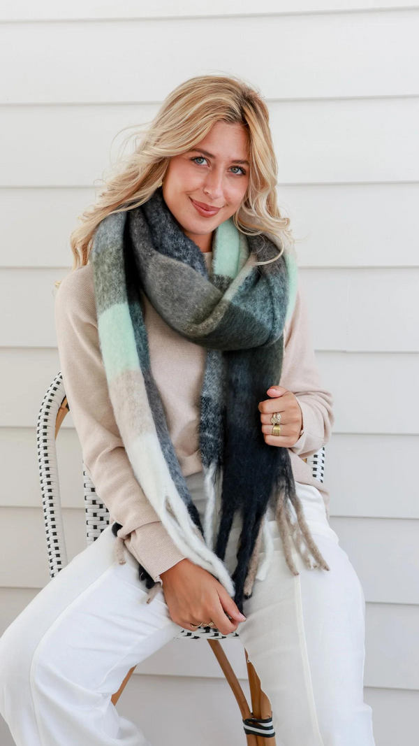 Skye Scarf-Teal