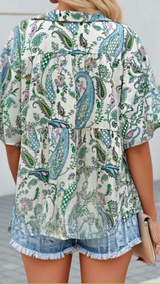 Thea Shirt - Paisley