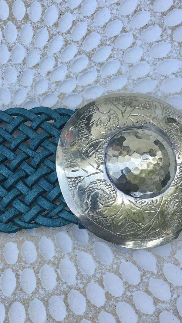 Moroccan Belt-Teal