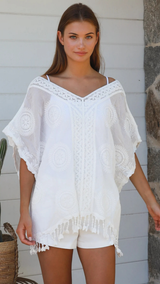 Lilah Kaftan - White