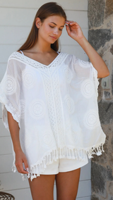 Lilah Kaftan - White