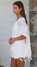 Lilah Kaftan - White