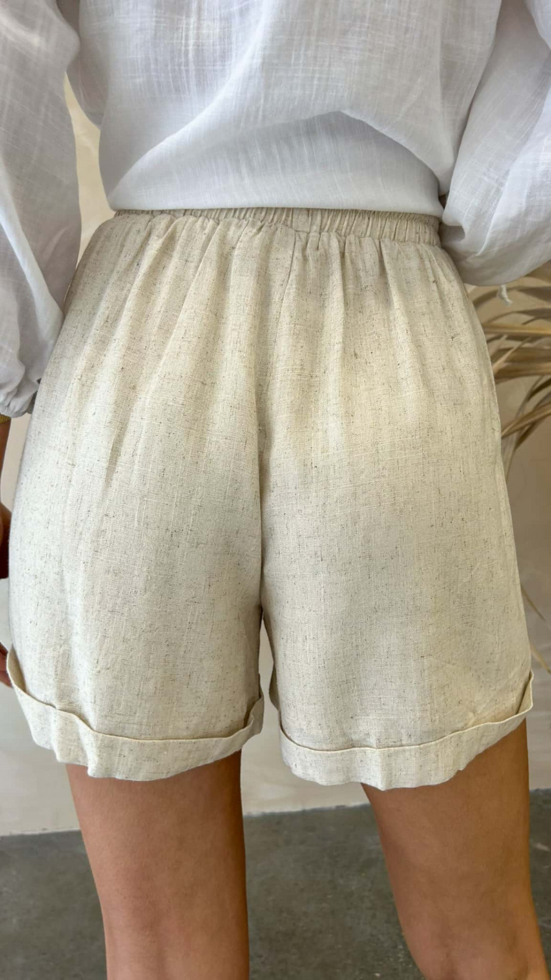 Lucciana Shorts-Natural