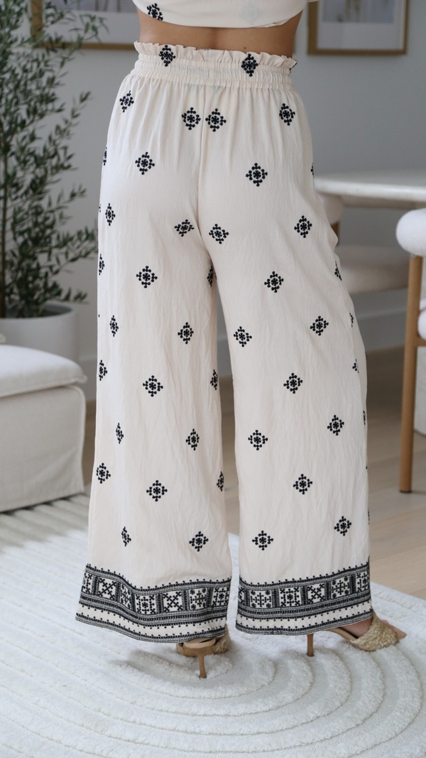 Cream Elandra -Chicago Pants