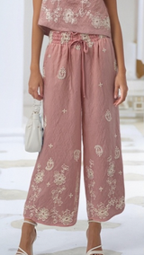 Giselle Cove Pants-Pink
