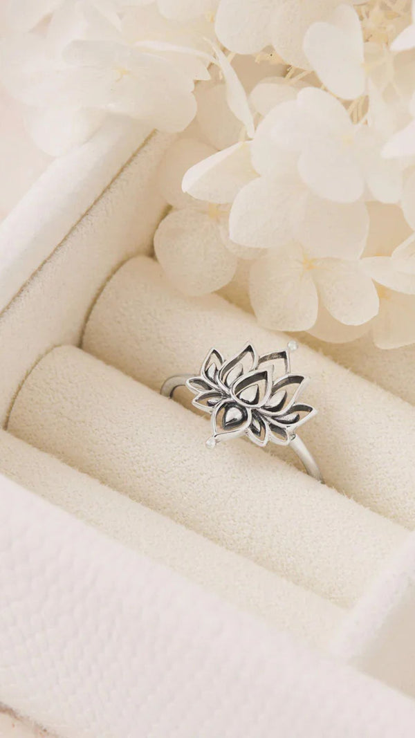 White Lotus Ring