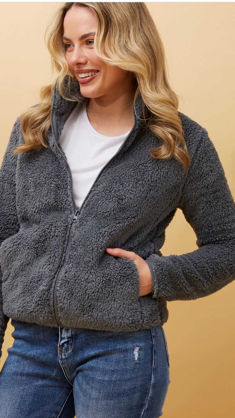 Teddi Jacket - Pewter