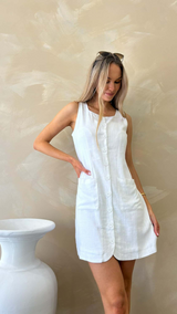 Vienna Dress - White