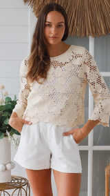 Petra Crochet Top