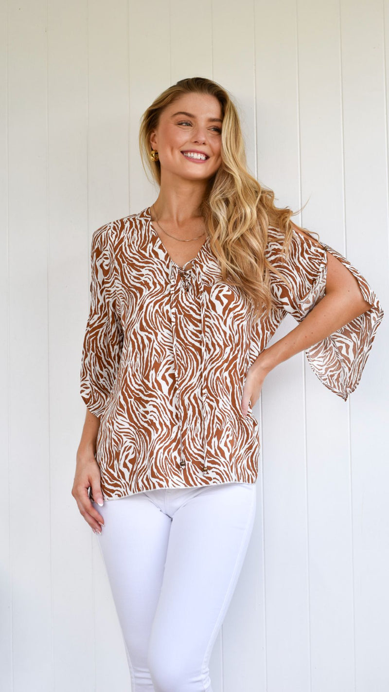 Rose Top - Alana Print