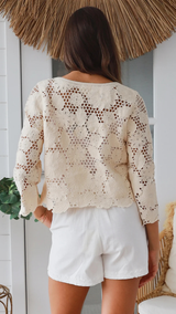 Petra Crochet Top