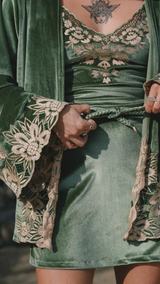 Hendrix Kimono Jacket - Moss