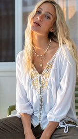 Lexi Embroidery Top