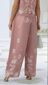 Giselle Cove Pants-Pink