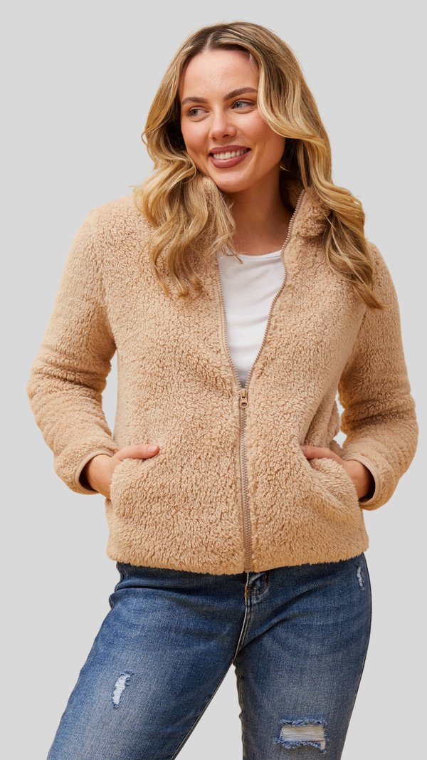 Teddi Jacket- Beige