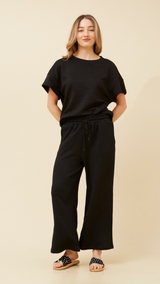Brooke Lounge Pants-Black