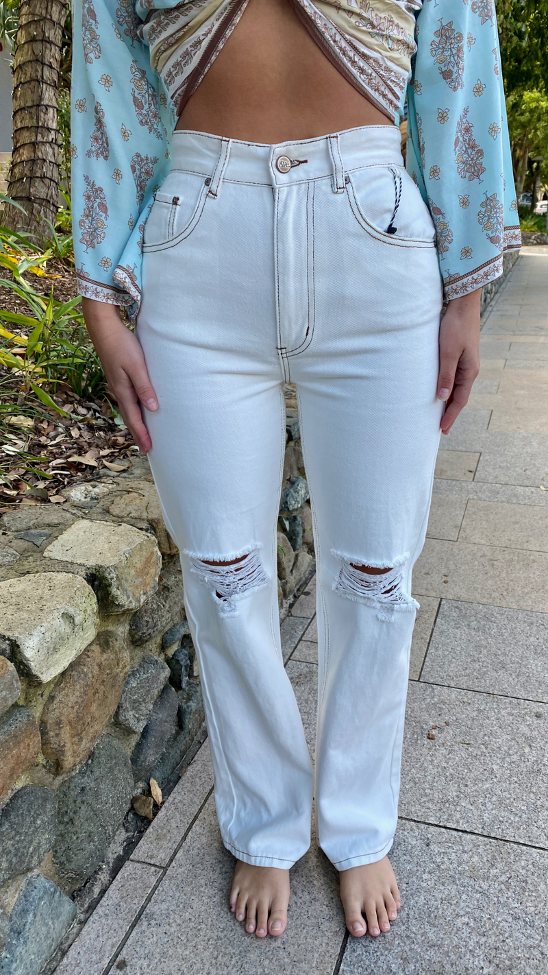 Bardot Jeans-White