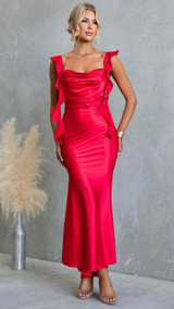 Sabine Dress - Red