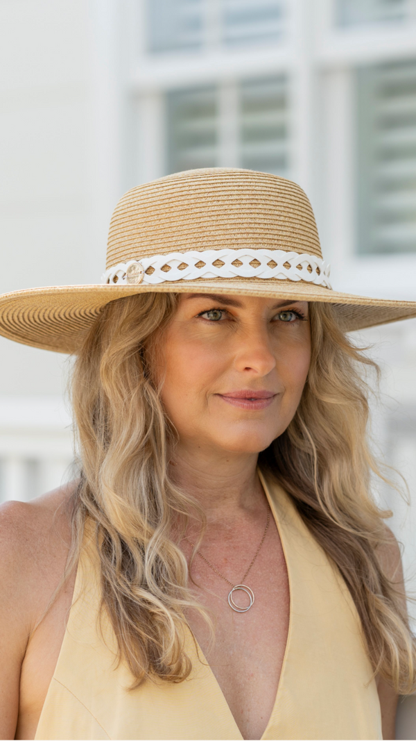Heather Widebrim Hat